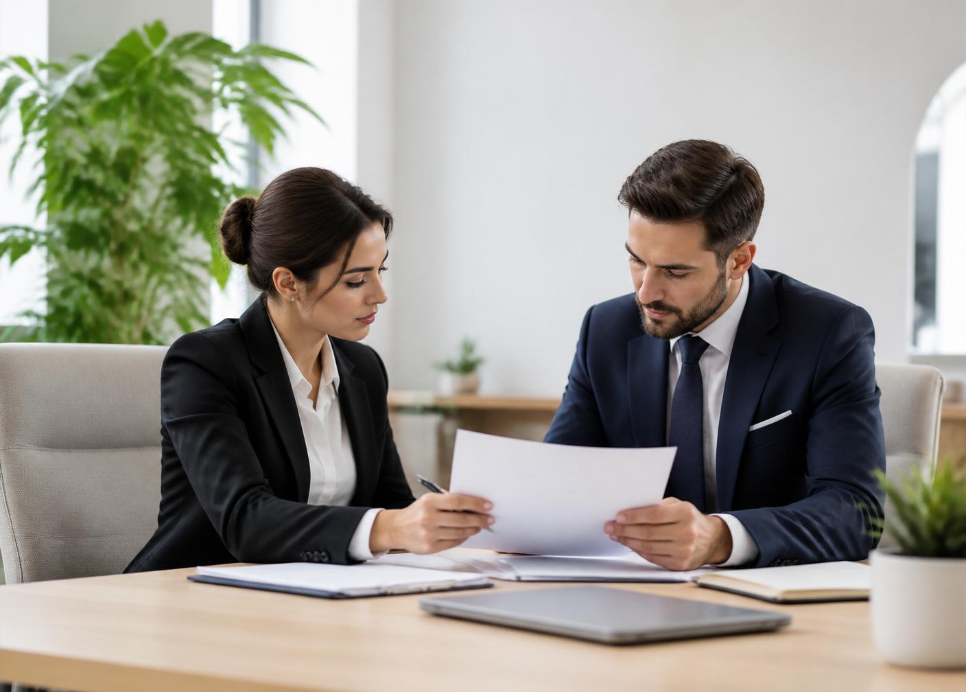 Ghauri & Co. professionals reviewing client documents